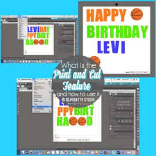 Once your machine has been registered, check to make sure that you have all of the items that should have. How To Use The Print And Cut Feature In Silhouette Studio Silhouette Bootcamp Lesson 23 The Pinning Mama
