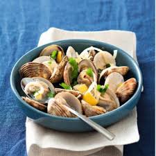 Praires Mariniere Au Citron Confit Recette Recettes Poissons Et Fruits De Mer Recettes De Cuisine Recette Saumonette