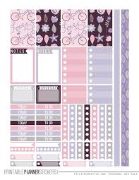 Love Purple Planner Stickers Printable Planner Stickers Happy Planner Printables Free Planner Stickers