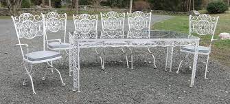 Table & chair set material: Woodard Wrought Iron Patio Furniture Furniture Iron Patio Woodard Wrought In 2020 Wrought Iron Patio Furniture Iron Patio Furniture Wrought Iron Garden Furniture