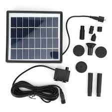 Hauteur de la fontaine 35,5 cm. Pompe Solaire Fontaine Cdiscount