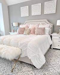 Madison Park Delancey 4 Piece Comforter Set In White Bed Bath Beyond Girl Bedroom Decor Room Inspiration Bedroom Glam Bedroom Decor