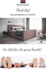 Boxspringbett 240x220 Cm Bett Boxspringbett Familien Bett