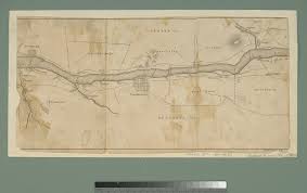 Map Of The Hudson River From Newburgh To Kingston Picryl