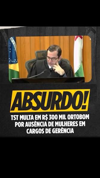 🛏️ O Tribunal Superior do Trabalho decidiu manter a condenação de R$ 300  mil contra a fabricante de colchões Ortobom. O motivo foi a ausência total  de mulheres nos 24 cargos de