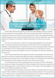 Know About Family Medicine Residency Personal Statement Family Medicine Residency Personal Statement Personal Statement Examples
