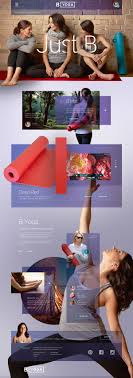 Maybe you would like to learn more about one of these? B Yoga Website On Behance