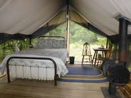 Comfy Tent Camping At Huckleberry Tent And Breakfast Near Clark Fork And Sandpoint Idaho Camping Queen Mattress Idaho Vacation Sandpoint Idaho