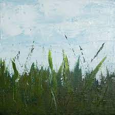How To Paint A Grass Field With Acrylic Paint Grass Painting Poppy Painting Acrylic Painting Flowers