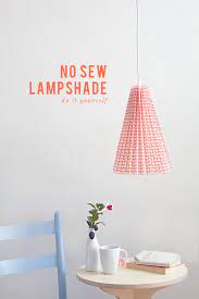 Is there a pleated lamp shade on etsy? Diy No Sew Fabric Pleated Pendant Lamp The House That Lars Built