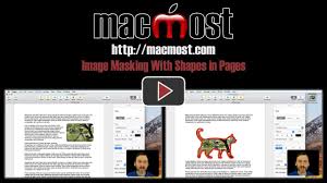 How to cut a picture into a shape with photoshop elements. Image Masking With Shapes In Pages