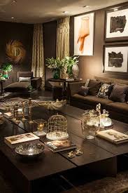 Tempodadelicadeza Brown And Gold Living Room Dark Living Rooms Brown Living Room Decor