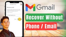 How to Recover Gmail Account Without Phone Number and Recovery ...