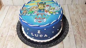 Ryder, marshall, chase, rubble, rocky, zuma und skye lachen die kinder von dem aufleger an. Paw Patrol Torte Youtube