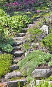 Steingarten An Einer Hanglage Hier Bieten Sich Treppen Aus Bruchsteinen An Steingarten An Einer Hanglage Hier Bi Hellende Tuin Tuin Trappen Landschap Rotsen