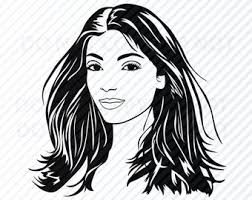 Bella donna File in formato Svg