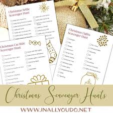 Check out these two whole pages full of scavenger hunt clues and scavenger hunt riddles (geared for older kids but easily used to fit teens and adults). Christmas Scavenger Hunts In All You Do