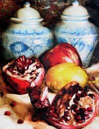 Dean Home Apple Art Still Life Painting Visual Art