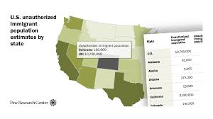 U S Unauthorized Immigrant Population Estimates By State