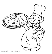 Pizza Chef Coloring Pages For Kids Enjoy Coloring Coloring Pages People Coloring Pages Coloring Pages For Kids