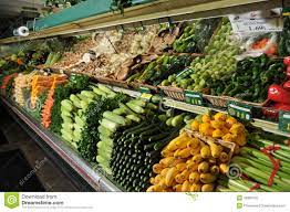 Grocery Store Produce Section Display Stock Image Image Of Vegetables Celery 26986155