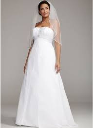 Customers also viewed top selling. Pleated Bodice Plus Size Satin Wedding Dress David S Bridal