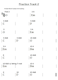 chord practice e9 pedal steel c6 lap steel guitar doug