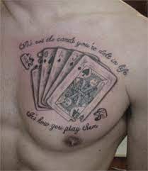Make sure this fits by entering your model number.; Playing Card Tattoo Designs Meanings Pictures And Ideas Tatring