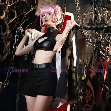 PUYYDS Call of The Night Cosplay Nanakusa Nazuna Cosplay Costume Wig Black  Cloak Jacket Leather Vest Shorts Outfit Yofukashi No Uta : Amazon.co.uk: ...