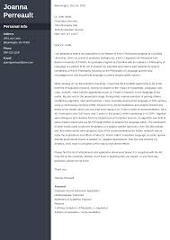 Cover Letter For Graduate School Examples Application Tips