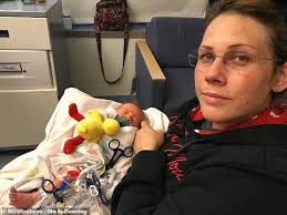 Pregnant mother who was diagnosed with a brain tumor at 17 weeks delayed  treatment