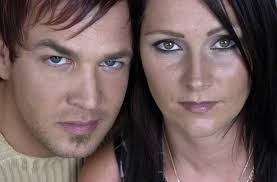 STOCKHOLM 2002 09 06 Ulf Ekberg and Jenny Berggren from Ace of Base, who  are currently working on