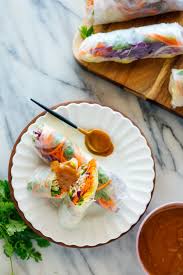 It is a classic indo chinese dish perfect for evening snacks or entertaining guests. Fresh Spring Rolls With Peanut Sauce Cookie And Kate