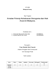 Check spelling or type a new query. Amalan Prinsip Kebebasan Beragama Dan Ha