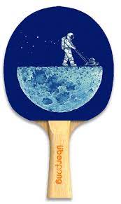Mown Moon Design Ping Pong Paddle Ping Pong Paddles Ping Pong Custom Ping Pong Paddle