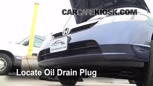 Oil Filter Change Honda Civic 2006 2011 2007 Honda Civic Lx 1 8l 4 Cyl Sedan 4 Door