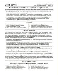 Match your special education teacher resume work experience section to the job description in the ad. Sample Resume For A Teacher Teacher Resume Jobs For Teachers Teacher Resume Template Free