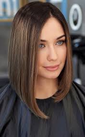 Bob Haircut Long Straight Weave Hairstyles For Round Faces Long Bob  Straight Hair Round Face Online