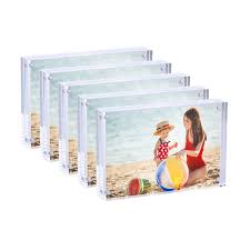 Maybe you would like to learn more about one of these? Syntrific Acrylic Picture Frame 4x6 Inches 5 Pack Free Standing Double Sided 22mm Thickness Magnetic Clear Premium Photo Frames Desktop Display Buy Online In Dominica At Dominica Desertcart Com Productid 100841058
