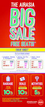 Air asia generally comes up with regular promotions by offering lucrative deals to their customers, follow the inrdeals homepage for exciting deals from air asia. Airasia Takes Big Sale To New Heights Airasia Newsroom