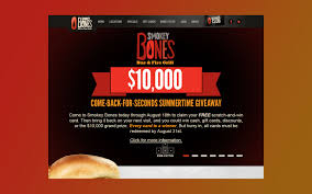 How does amazon print at home gift card differ from amazon egift card? Smokeybones Com Come Back For Seconds Summer Sweepstakes At Smokey Bones Sweepstakes Directory