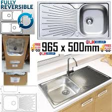 Whether you're planning for a small kitchen or a larger space, you can find your perfect stainless steel basin right. Cda Ka50ss Reversible Stainless Steel 1 0 Bowl Kitchen Sink Ka50 For Sale Ebay
