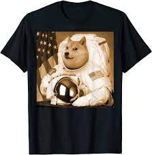 Superfast transactions, no network congestion & transaction fees of 1 dogecoin. Dogecoin Moon Astronaut Crypto Currency Meme Geld Shirt Amazon De Bekleidung