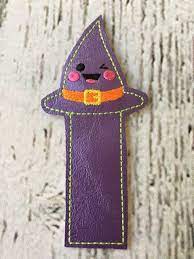 Witch Hat Kawaii Book Mark Machine Embroidery Design Witch Hat Machine Embroidery Designs Embroidery Designs