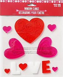 Valentine's day gel window clings are interesting valentine stem activities, too! Valentines Day Window Clings