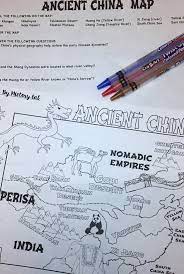 Ancient China Map Activity Print And Digital Ancient China Map Ancient China Activities China Map