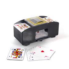 Usually, either a laser sensor or a weight/scale will trigger the loader, and it'll shuffle the deck(s) and return the cards to a retrievable location. Casino 2 Deck Automatic Card Shuffler Wyz Works