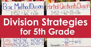 Division Strategies For 5th Grade Teaching With Jennifer