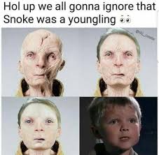 Lol I Love All These Theories On Snoke Star Wars Humor Star Wars Pictures Funny Star Wars Memes