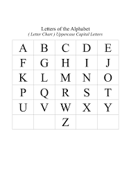 uppercase alphabet chart alphabet image and picture